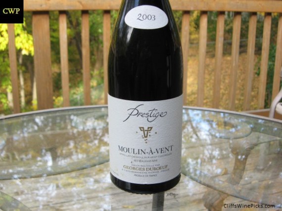 2003 Georges Duboeuf Moulin-a-Vent Prestige