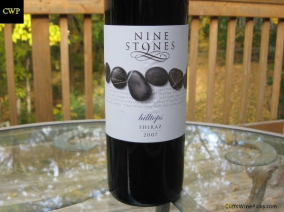 2007 Nine Stones Shiraz Hilltops