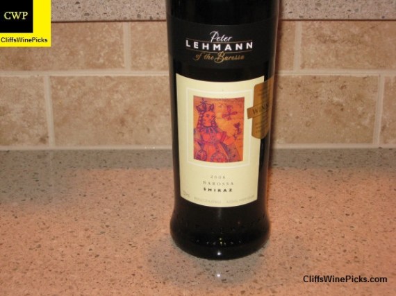 2006 Peter Lehmann Shiraz The Barossa