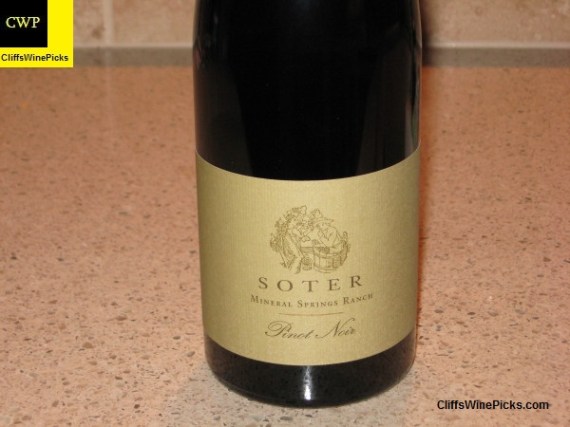 2008 Soter Pinot Noir Mineral Springs Ranch