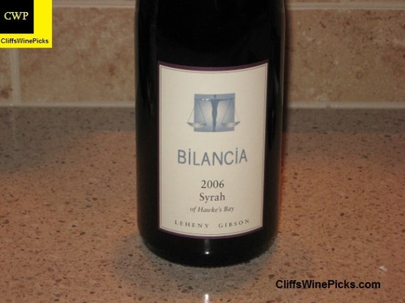2006 Bilancia Syrah