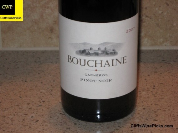 2007 Bouchaine Pinot Noir Carneros