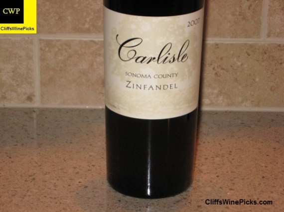 2007 Carlisle Zinfandel Sonoma County