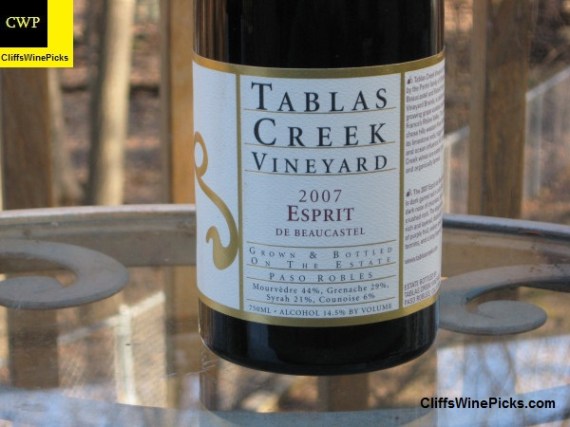 2007 Tablas Creek Esprit de Beaucastel