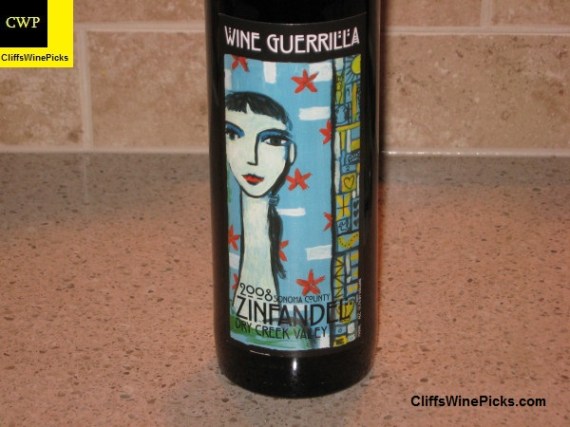 2008 Wine Guerrilla Zinfandel Dry Creek Valley
