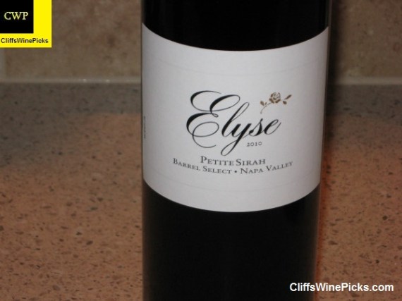 2010 Elyse Petite Sirah Barrel Select