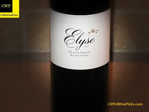 2002 Elyse Petite Sirah Rutherford