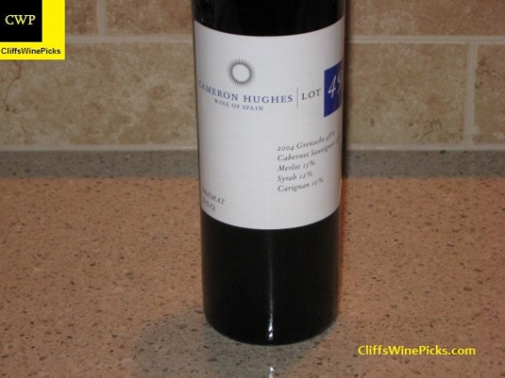 2004 Cameron Hughes Priorat Lot 49