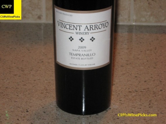 2009 Vincent Arroyo Tempranillo