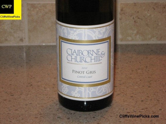 2010 Claiborne and Churchill Pinot Gris