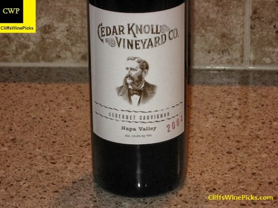 2004 Palmaz Vineyards Cabernet Sauvignon Cedar Knoll Vineyard