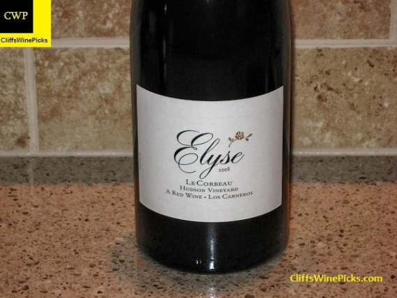 2008 Elyse Le Corbeau Hudson Vineyard