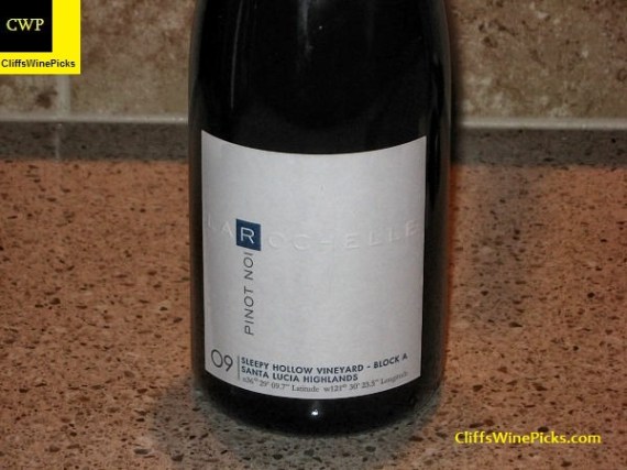 2009 La Rochelle Pinot Noir Sleepy Hollow Block A
