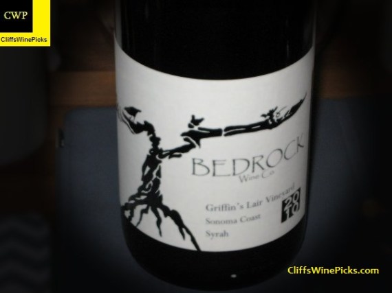 2010 Bedrock Wine Co. Syrah Griffin's Lair
