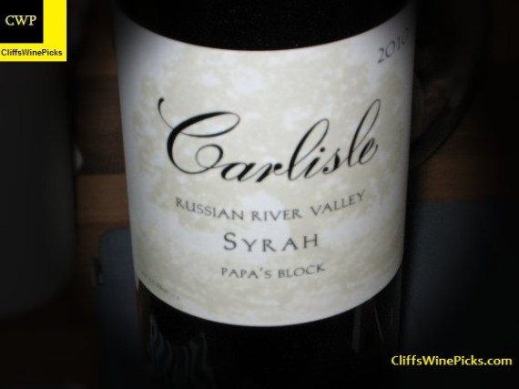 2010 Carlisle Syrah Papa's Block
