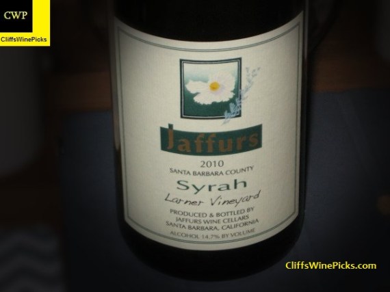 2010 Jaffurs Syrah Larner Vineyard