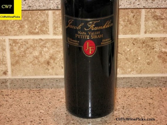 2002 Jacob Franklin Petite Sirah Howell Mountain