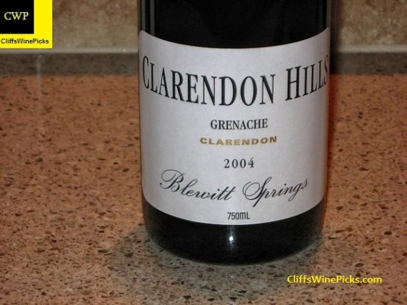 2004 Clarendon Hills Grenache Old Vines Blewitt Springs