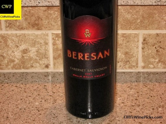 2007 Beresan Winery Cabernet Sauvignon Walla Walla Valley