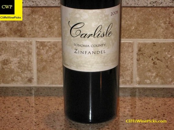 2008 Carlisle Zinfandel Sonoma County