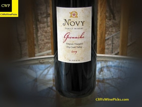 2009 Novy Family Wines Grenache Simpson Vineyard2