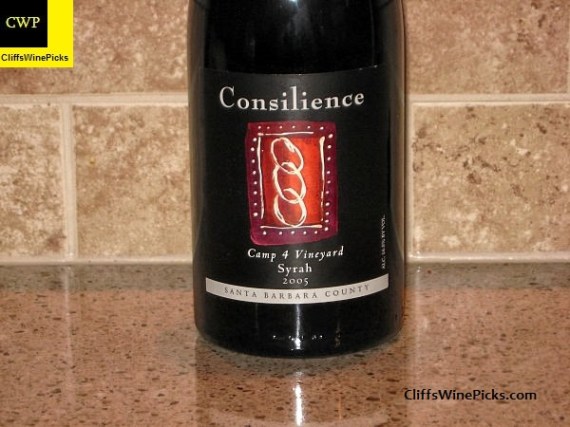 2005 Consilience Syrah Camp 4 Vineyard