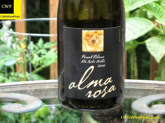 2006 Alma Rosa Pinot Blanc Sta. Rita Hills