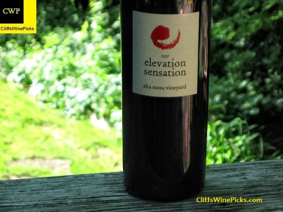 2007 Core Elevation Sensation Alta Mesa Vineyard