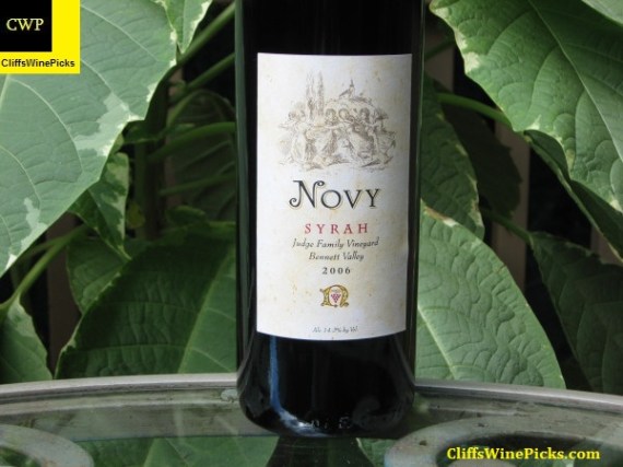 2006 Novy Family Wines Syrah Judge Family Vineyard