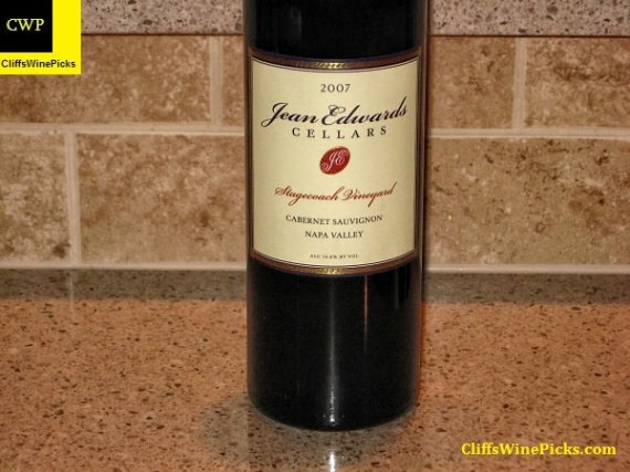 2007 Jean Edwards Cellars Cabernet Sauvignon Stagecoach Vineyard