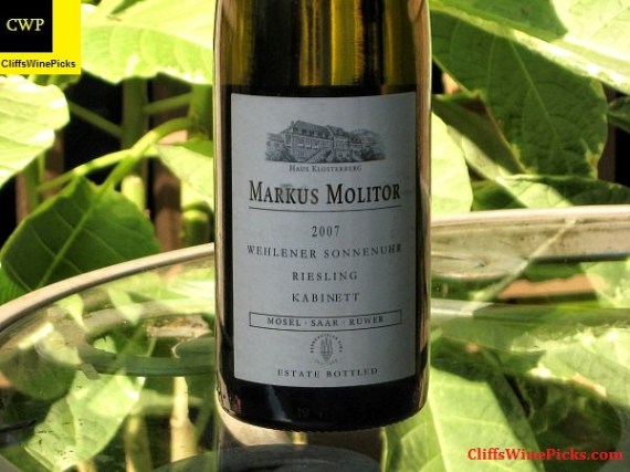 2007 Markus Molitor Wehlener Sonnenuhr Riesling Kabinett