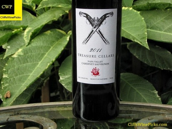 2011 Treasure Cellars Cabernet Sauvignon Napa Valley