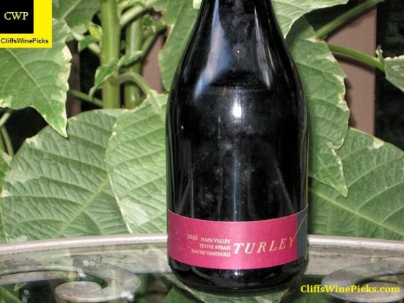 2005 Turley Petite Syrah Hayne Vineyard