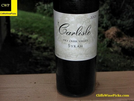2005 Carlisle Syrah Dry Creek Valley