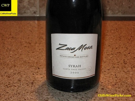 2006 Zaca Mesa Syrah