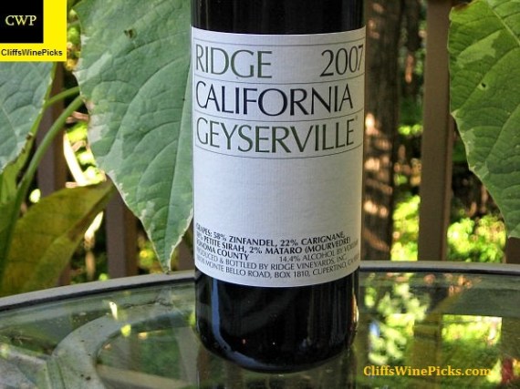 2007 Ridge Geyserville
