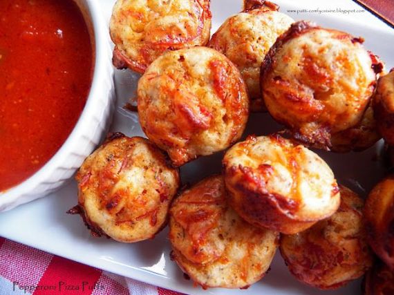 Pepperoni Pizza Puffs