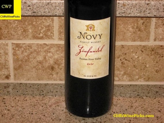 2010 Novy Zinfandel Russian River Valley