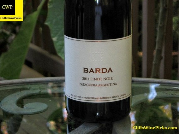 2011 Bodega Chacra Pinot Noir Barda