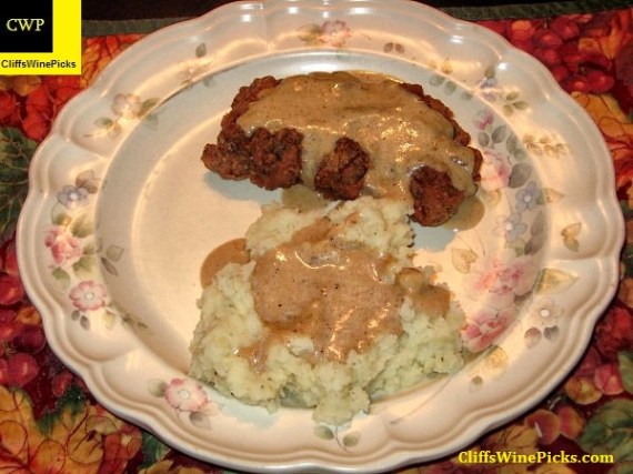 Chicken Fried Steak dinner