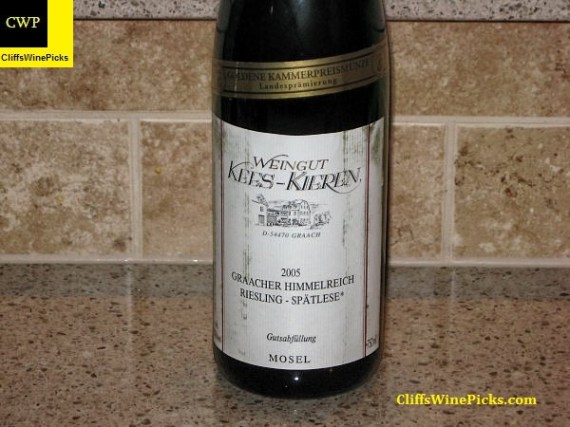 2005 Kees-Kieren Graacher Himmelreich Riesling Spätlese *