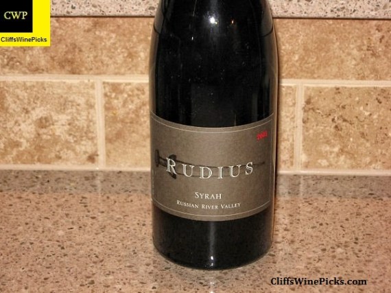 2005 Rudius Syrah Russian River Valley