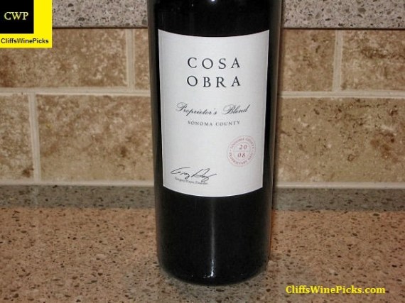 2008 Cosa Obra Proprietor's Blend