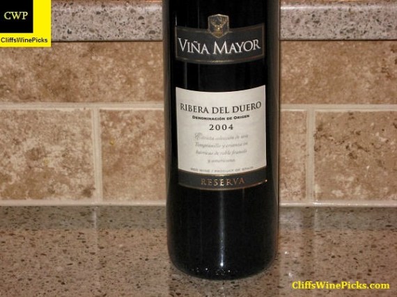 2004 Hijos de Antonio Barceló Ribera del Duero Viña Mayor Reserva