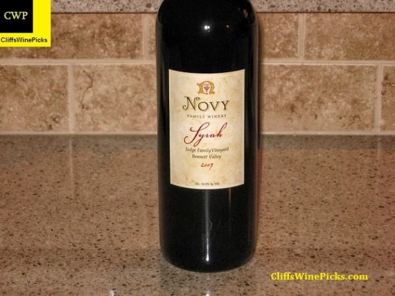 2007 Novy Family Wines Syrah Judge Family Vineyard