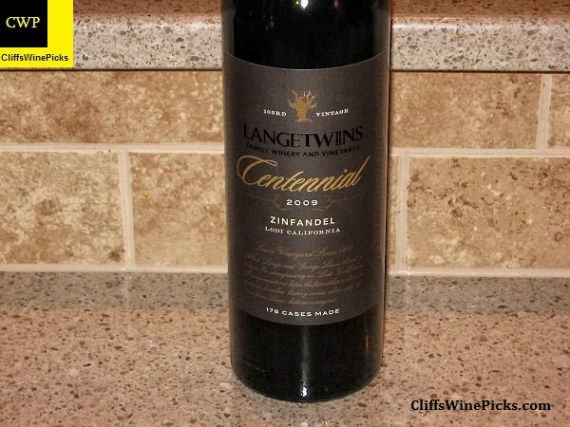 2009 LangeTwins Zinfandel Centennial