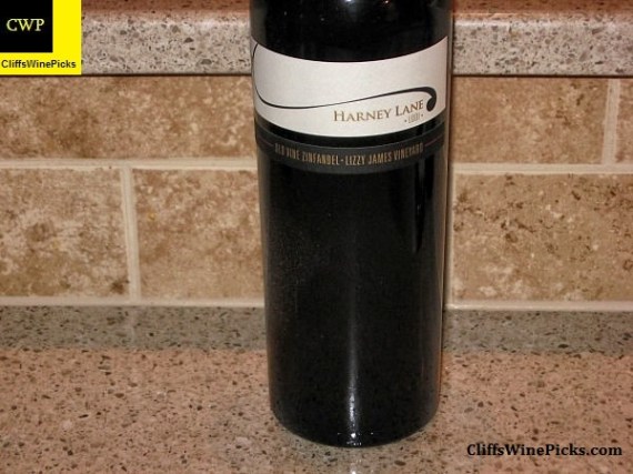 2011 Harney Lane Zinfandel Old Vine Lizzy James Vineyard