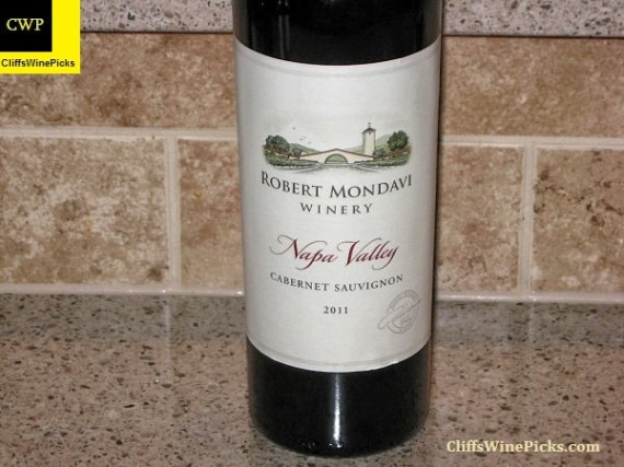 2011 Robert Mondavi Winery Cabernet Sauvignon Napa Valley