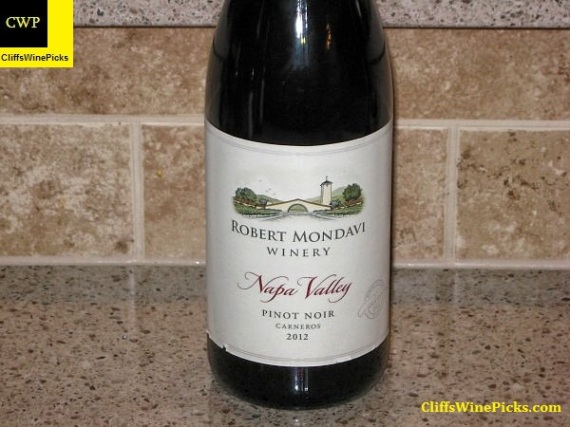 2012 Robert Mondavi Winery Pinot Noir