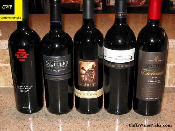 Mulit-Generational Lodi Wines line up